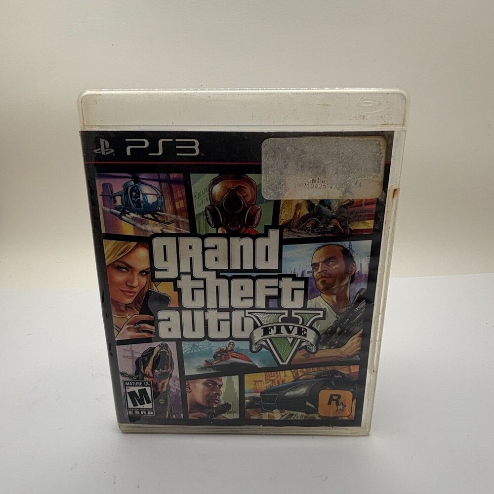 Grand Theft Auto V 5 (Sony PlayStation 3, 2013) Complete W/ Manual *NO MAP